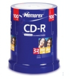 Imation CD-R 700Mb CD-R 80 Cakebox 100 Pack CD-R 700MB 100pc(s)