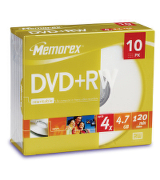 Imation 4X DVD+RW 10 Pack Slim JC 4.7ГБ DVD+RW 10шт