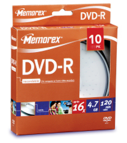 Imation 16x DVD-R 4.7GB 10 Pack Cakebox 4.7ГБ DVD-R 10шт