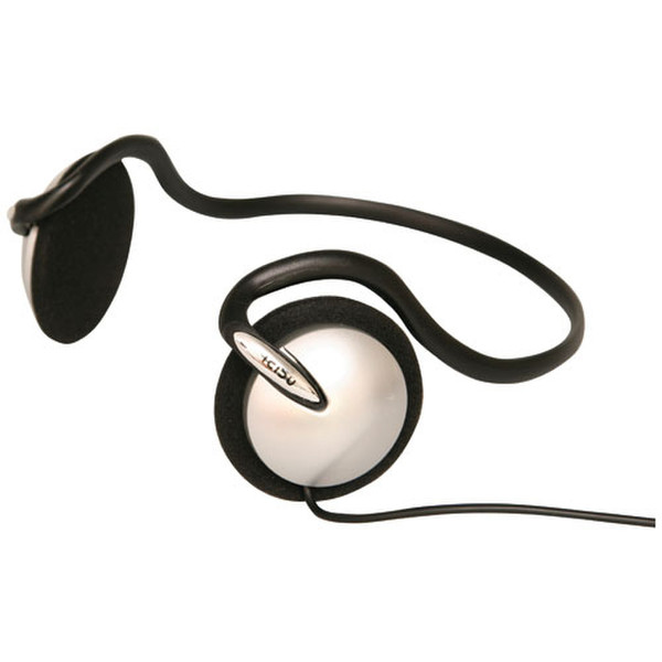 ICIDU Neckband Headset Ultralight Затылочная дужка Монофонический Проводная Черный гарнитура мобильного устройства