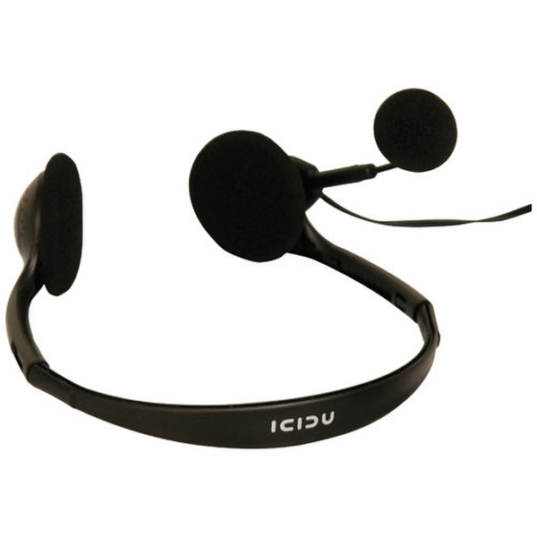 ICIDU Multimedia Headset With Microphone Стереофонический Оголовье Черный гарнитура