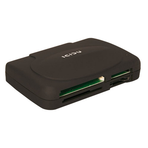 ICIDU External Multi Card Reader +60 formats USB 2.0 Черный устройство для чтения карт флэш-памяти