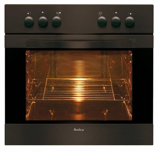 Amica EHE 12405 B Sealed plate Electric oven cooking appliances set