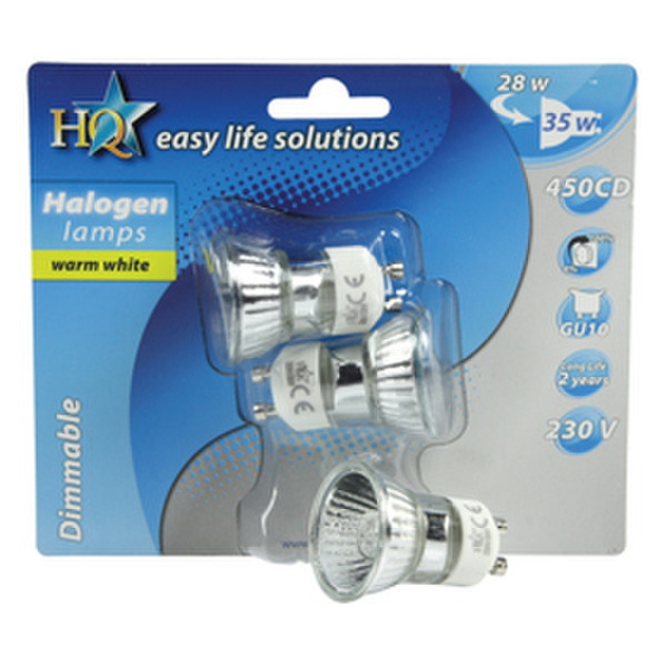 HQ H-GU10-05 28W C halogen bulb