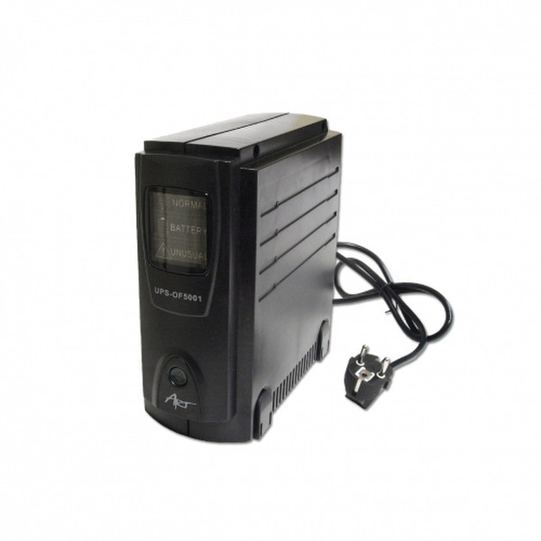 ART UPS-OF5001 500VA 2AC outlet(s) Tower Black uninterruptible power supply (UPS)