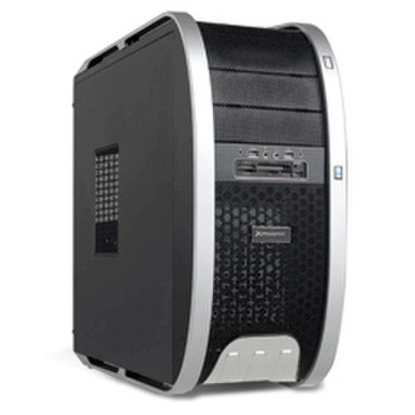 Phoenix Technologies PH3806 Desktop Schwarz, Silber Computer-Gehäuse