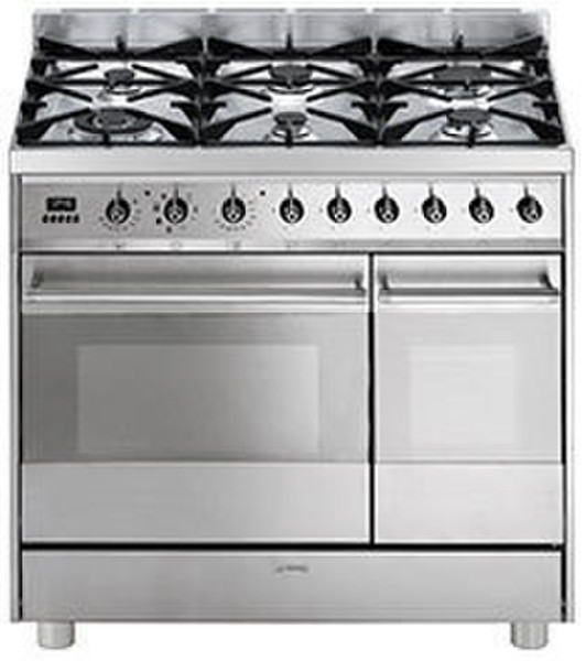 Smeg C92GMXNL8 Gas hob A Нержавеющая сталь кухонная плита