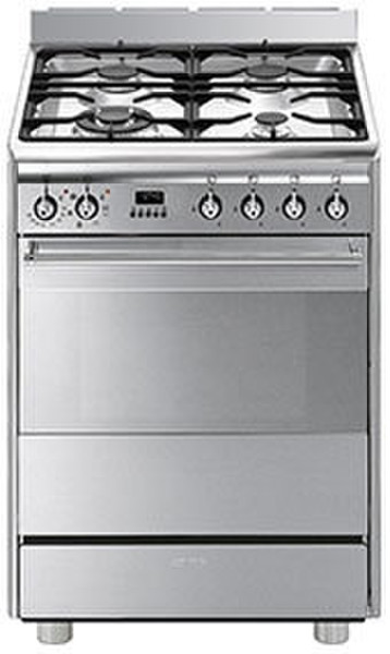 Smeg SNL61MX8 Freistehend Gas hob A Edelstahl Küchenherd