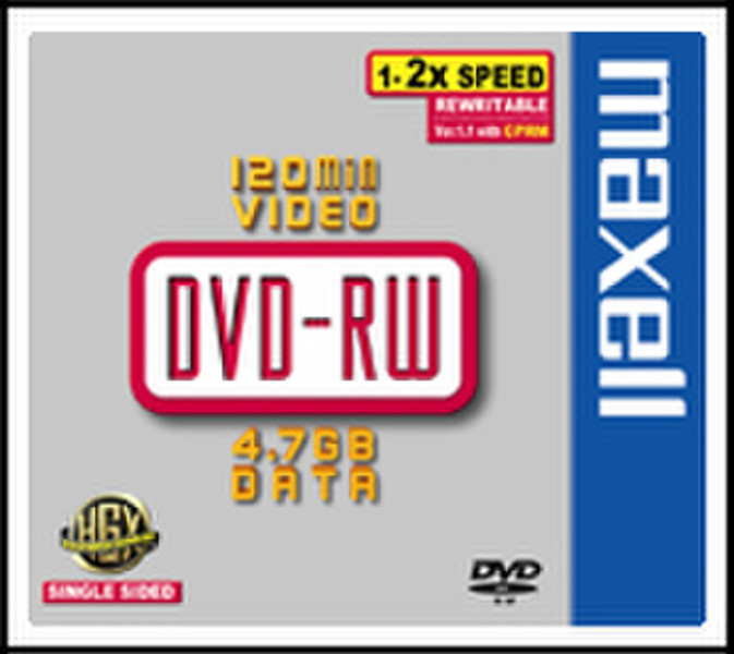 Maxell DVD+RW 4.7GB 4x JewelCase 5pk 4.7GB 5pc(s)