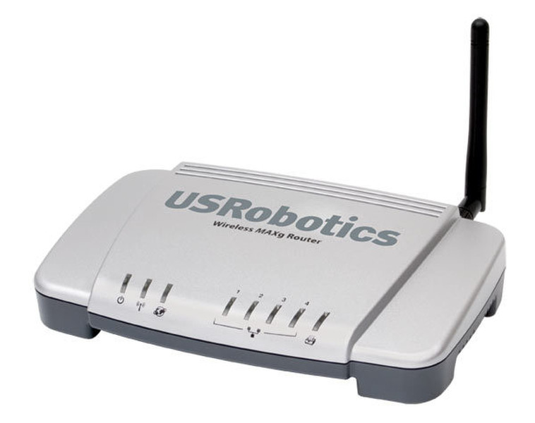 US Robotics 802.11g Wireless MAXg Router Cеребряный wireless router