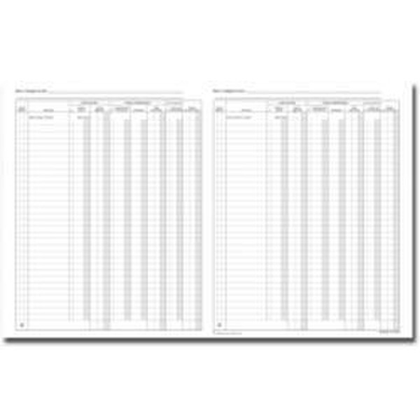Data Ufficio 1123 Buchhaltungsformular & -Buch