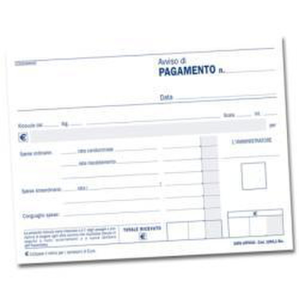 Data Ufficio 12851RIC accounting form/book