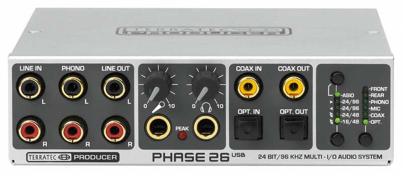 Terratec Phase 26 USB (24 Bit 96 kHz Audio MIDI USB Interface)