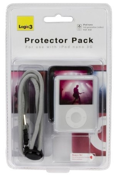 Logic3 Protector Pack for iPod nano 3G, Black & Clear