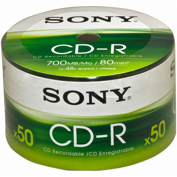 Sony CD-R 700 MB 50 pk CD-R 700MB
