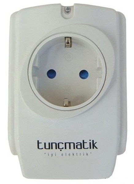 Tuncmatik SurgePro 1'li 1AC outlet(s) White surge protector