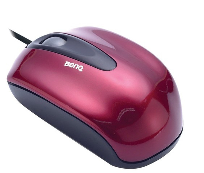 Benq N300, Red USB+PS/2 Optisch 800DPI Rot Maus