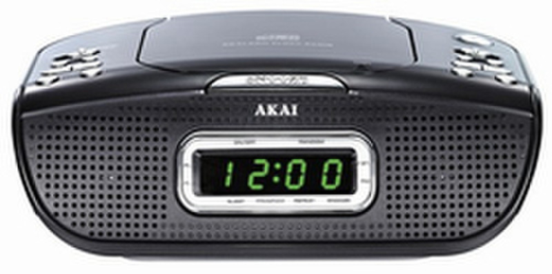 Akai Clockradio, CD-player Portable CD player Schwarz