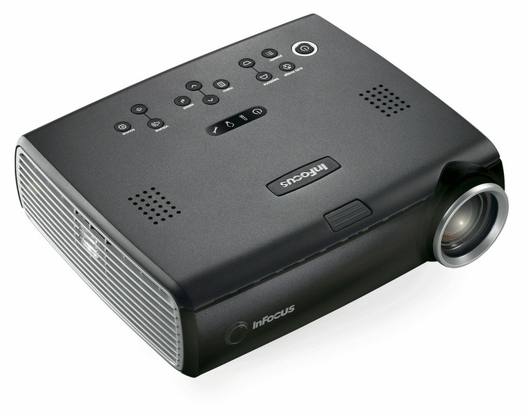 Infocus IN35 Desktop projector 2500лм DLP XGA (1024x768) Черный, Cеребряный мультимедиа-проектор