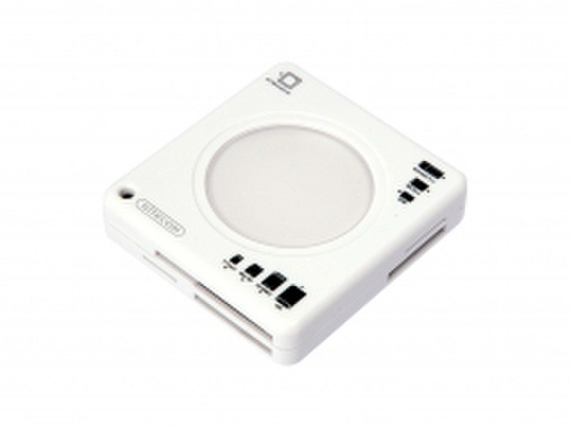 Sitecom USB Memory and SIM Card Reader USB 2.0 White card reader