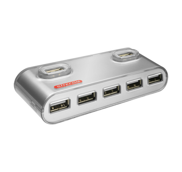 Sitecom USB 2.0 Hub 7 Port 480Мбит/с хаб-разветвитель