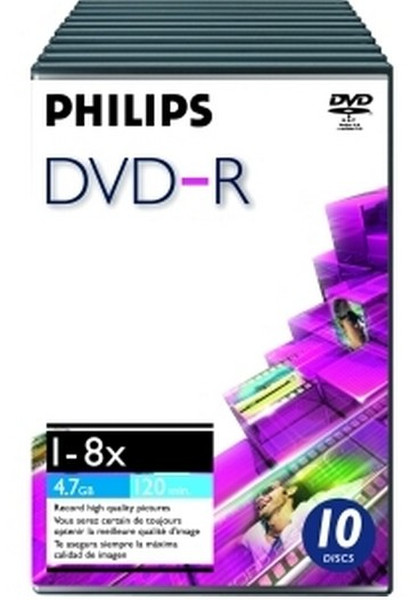 Philips DVD-R 4.7GB 8x 4.7ГБ DVD-R 10шт