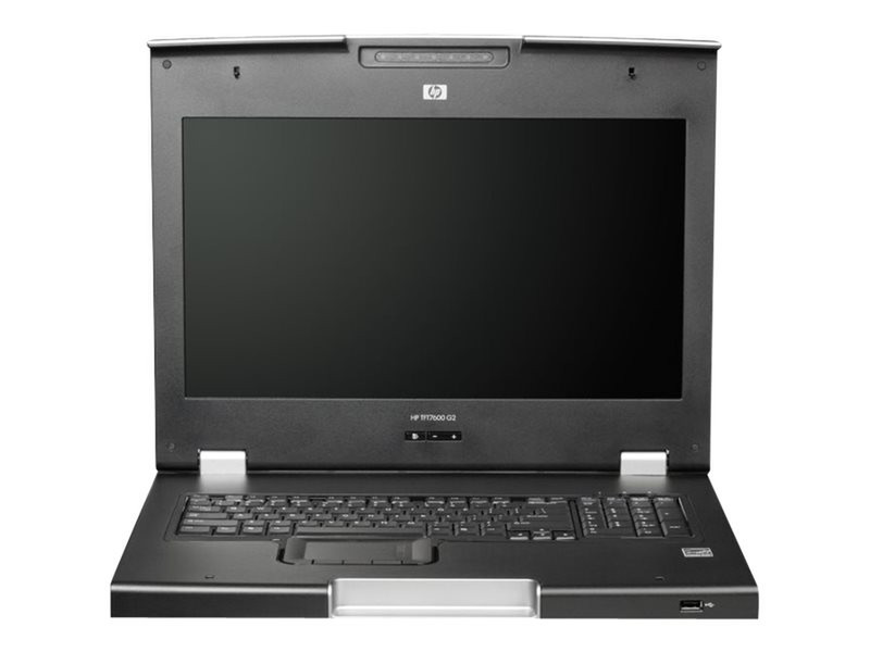 Hewlett Packard Enterprise TFT7600 G2 KVM Console Rackmount Keyboard US Monitor