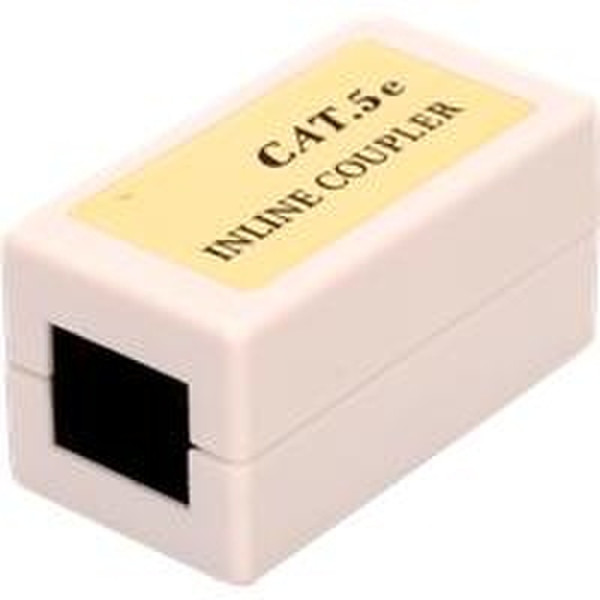 Digiconnect UTP CAT5e Coupler RJ45 RJ45 White cable interface/gender adapter