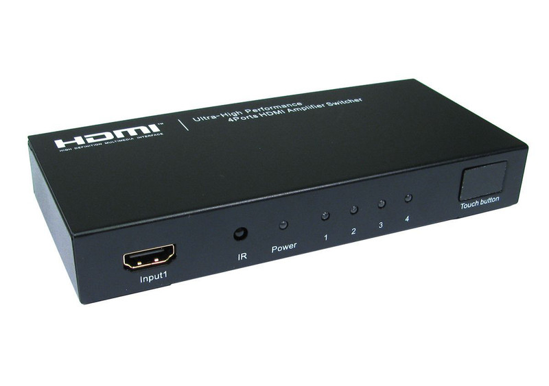 Cables Direct 4 Port HDMI Amplified Switch HDMI Video-Switch