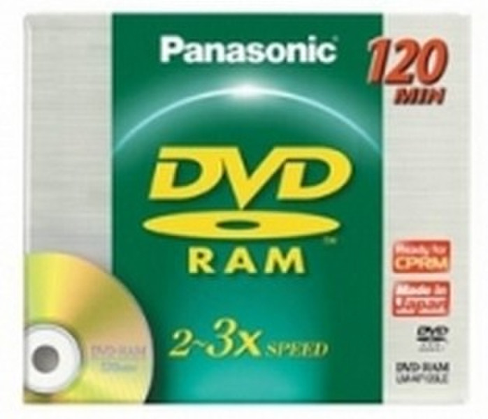 Panasonic DVD-RAM 4.7GB 2-3x 4.7ГБ DVD-RAM 5шт