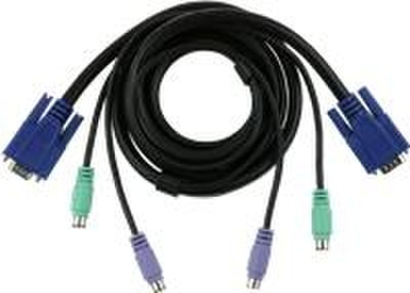 Digiconnect KVM Switch Cable 1.8m 1.8m Schwarz Tastatur/Video/Maus (KVM)-Kabel