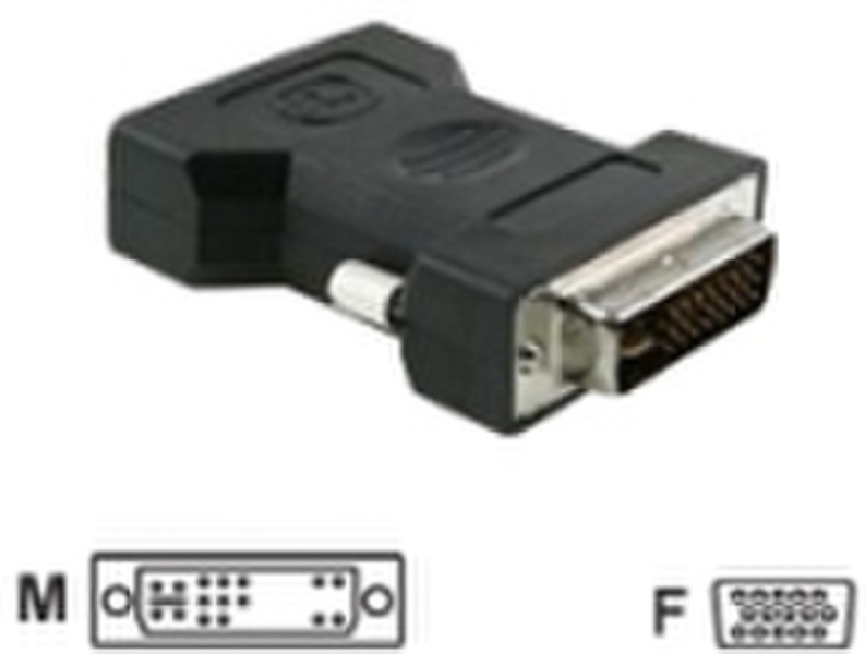 Digiconnect DVI-A/VGA Convert Adapter DVI-A VGA Schwarz Kabelschnittstellen-/adapter