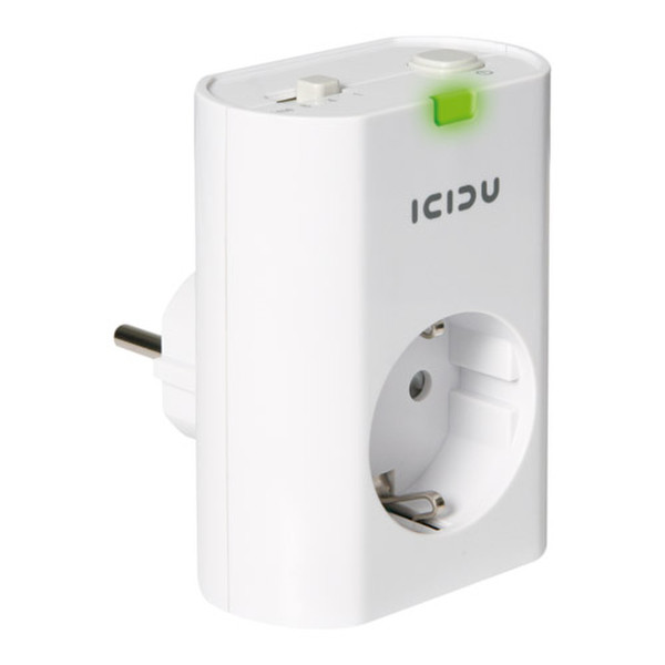 ICIDU Energy Saver Power Switch 1розетка(и) Белый удлинитель
