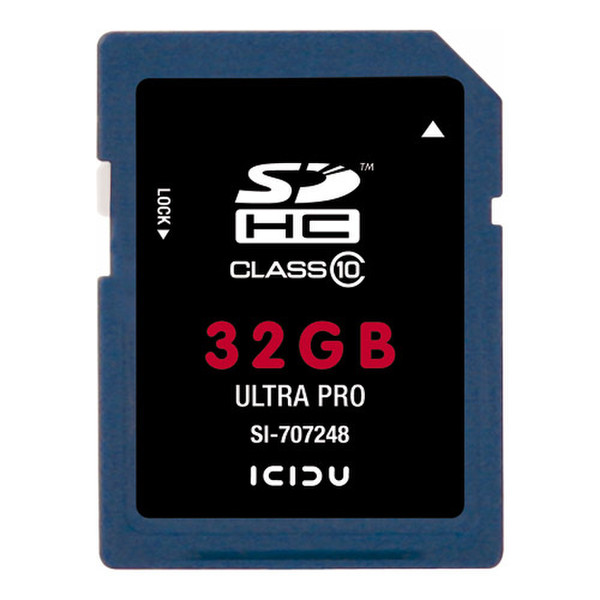 ICIDU Secure Digital Ultra Pro 32GB 32ГБ SDHC Class 10 карта памяти