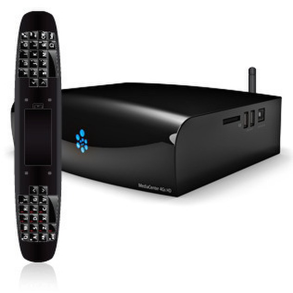 InOutTV MediaCenter 4Gs HD Full Equiped Ethernet (RJ-45),Terrestrial Full HD Black TV set-top box