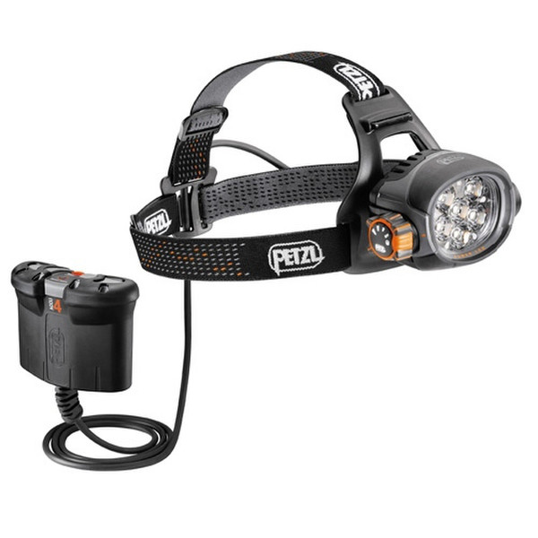 Petzl ULTRA BELT ACCU4 Stirnband-Taschenlampe LED Schwarz