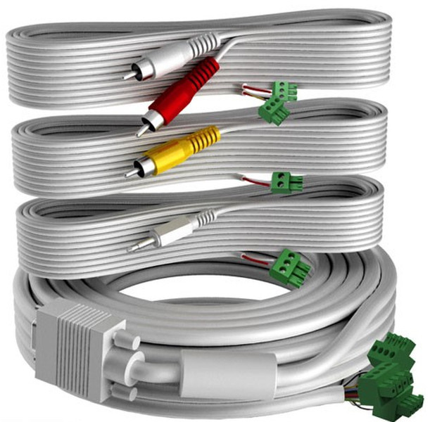 Vision TC2-DE+LT10MCABLES 10m Grey video cable adapter