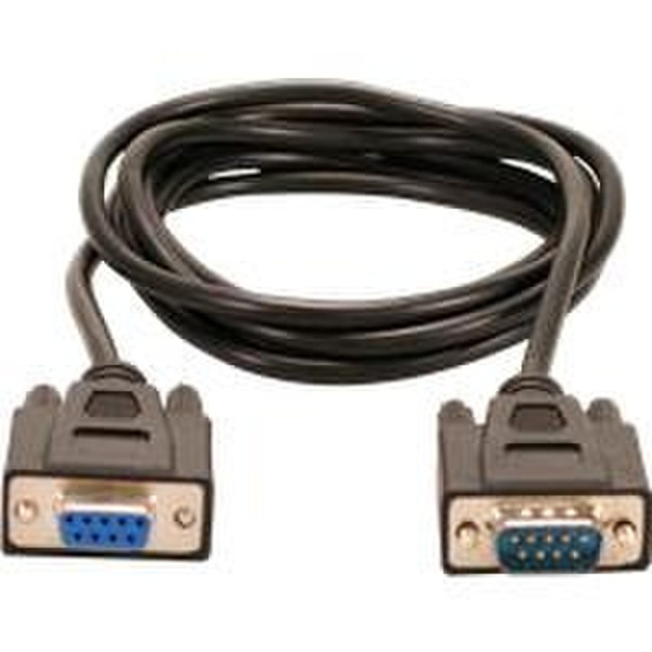 Digiconnect Serial Extension Cable 3m DB-9 (F) DB-9 (M) Schwarz Kabelschnittstellen-/adapter