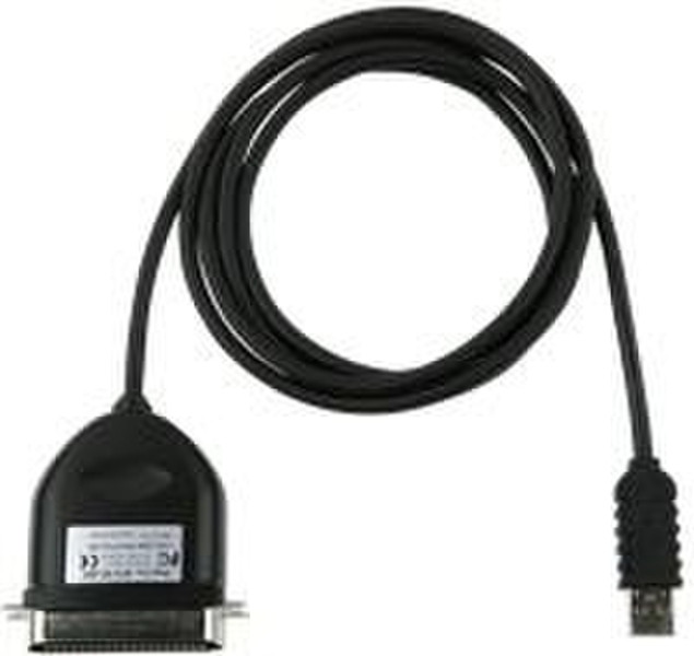 Digiconnect USB to par.Printer Cable 1.8m 1.8м USB A Черный кабель USB