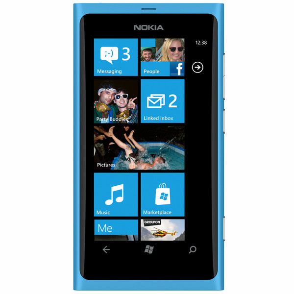 Nokia Lumia 800 16ГБ Бирюзовый
