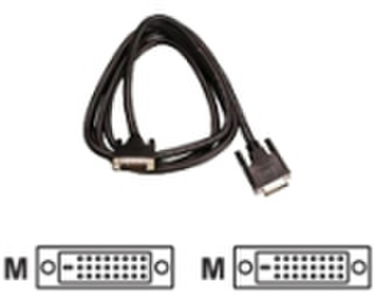 Digiconnect DVI-D Monitor Cable 2m 2m DVI-D DVI-D Black DVI cable