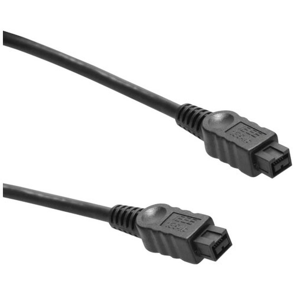 ICIDU FireWire 800Mbps 9-9 Cable, 1,8m 1.8m Schwarz Firewire-Kabel