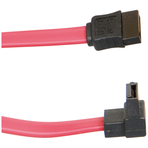 ICIDU S-ATA Data Cable, 30cm 0.3m Rot SATA-Kabel