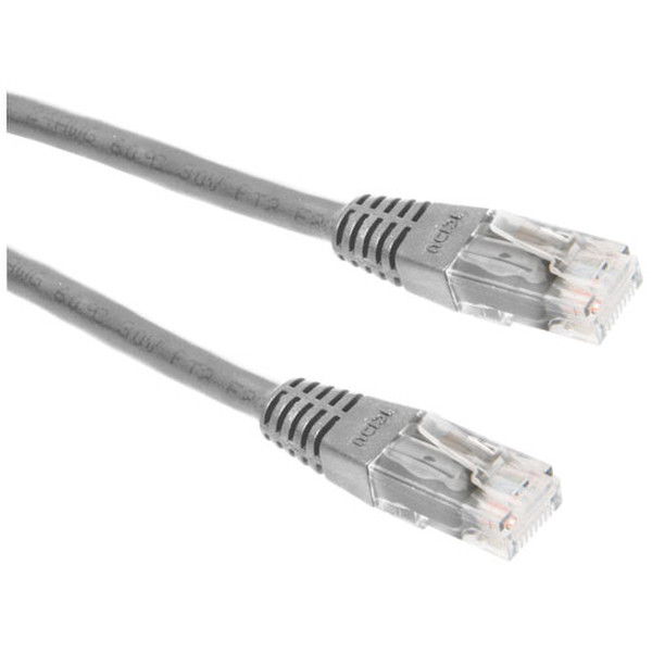 ICIDU UTP CAT5 Network Cable, 10m 10m Grey networking cable