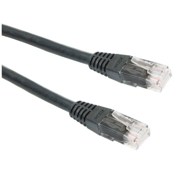 ICIDU UTP CAT6 Network Cable, Black, 5m 5m Schwarz Netzwerkkabel