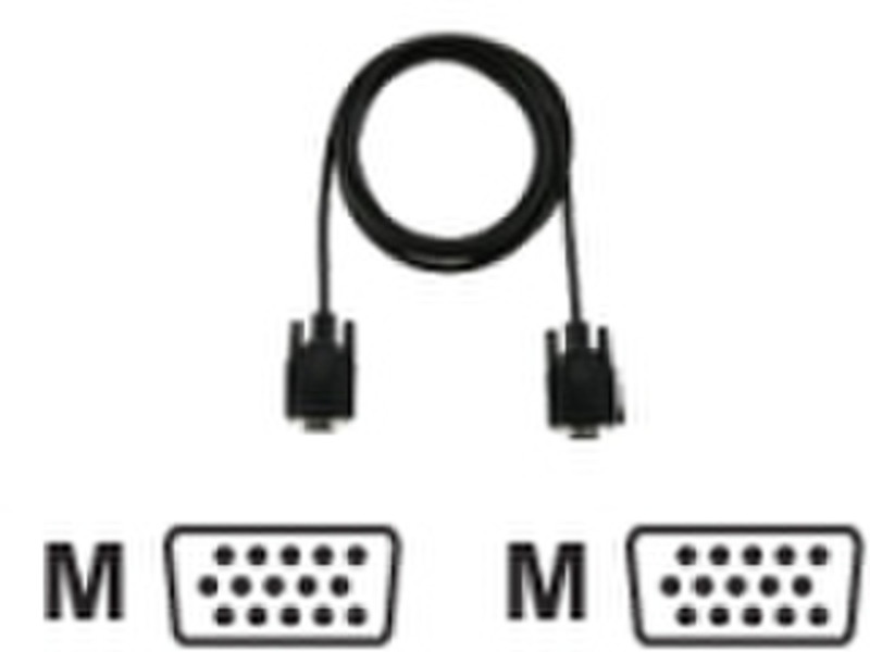 Digiconnect VGA Monitor Cable 2m 2м VGA (D-Sub) VGA (D-Sub) Черный VGA кабель