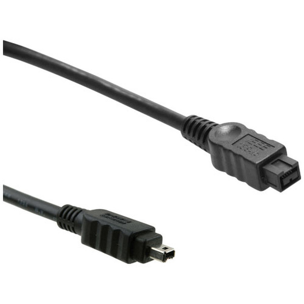 ICIDU FireWire 800Mbps 9-4 Cable, 1,8m 1.8м Черный FireWire кабель