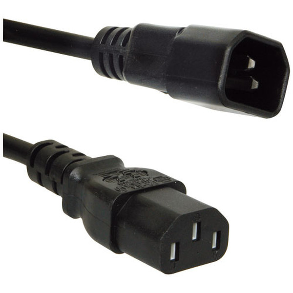 ICIDU Extension Power Cable 230V, 1,8m 1.8м Черный кабель питания