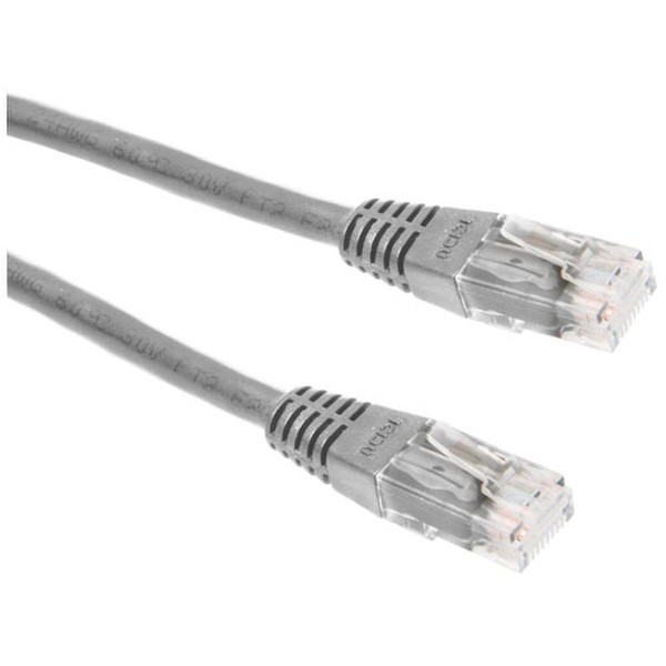 ICIDU UTP CAT5 Network Cable, 15m 15m Grey networking cable