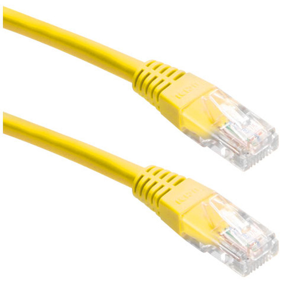 ICIDU UTP CAT5 Network Cable Yellow, 0,5m 0.5m Gelb Netzwerkkabel